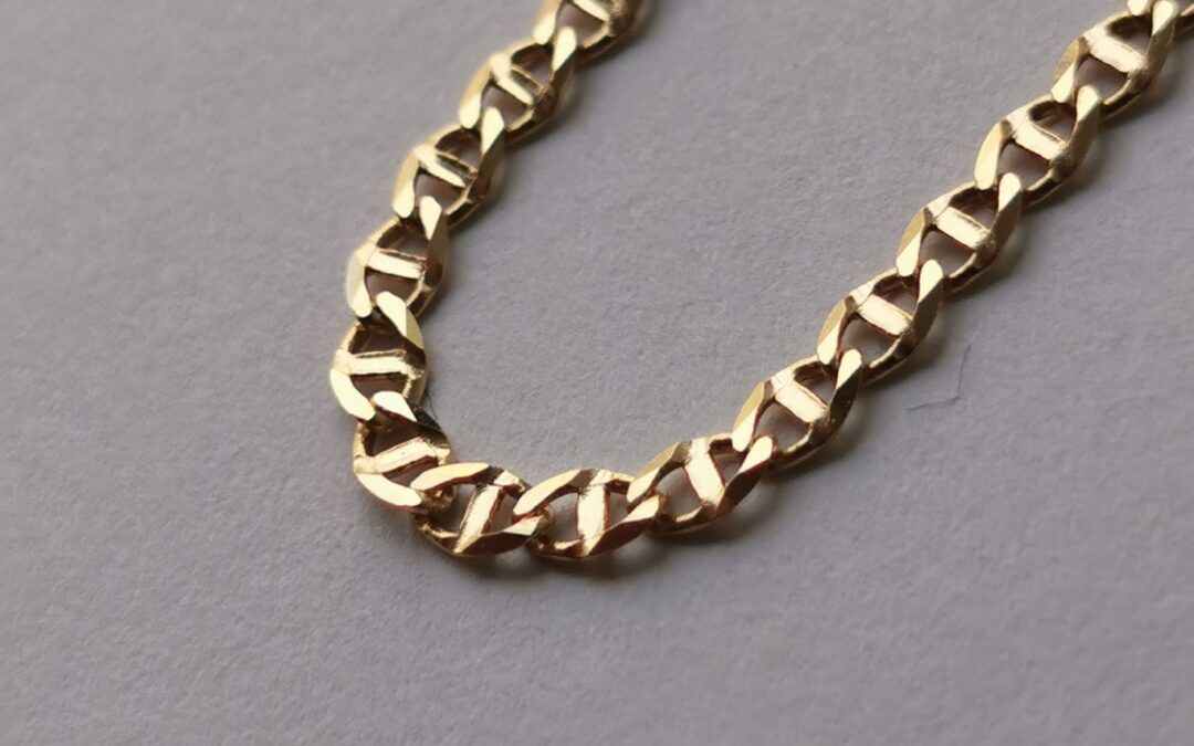 NOWA złota bransoletka Gucci pr. 585 – pełna – cena 425zł
