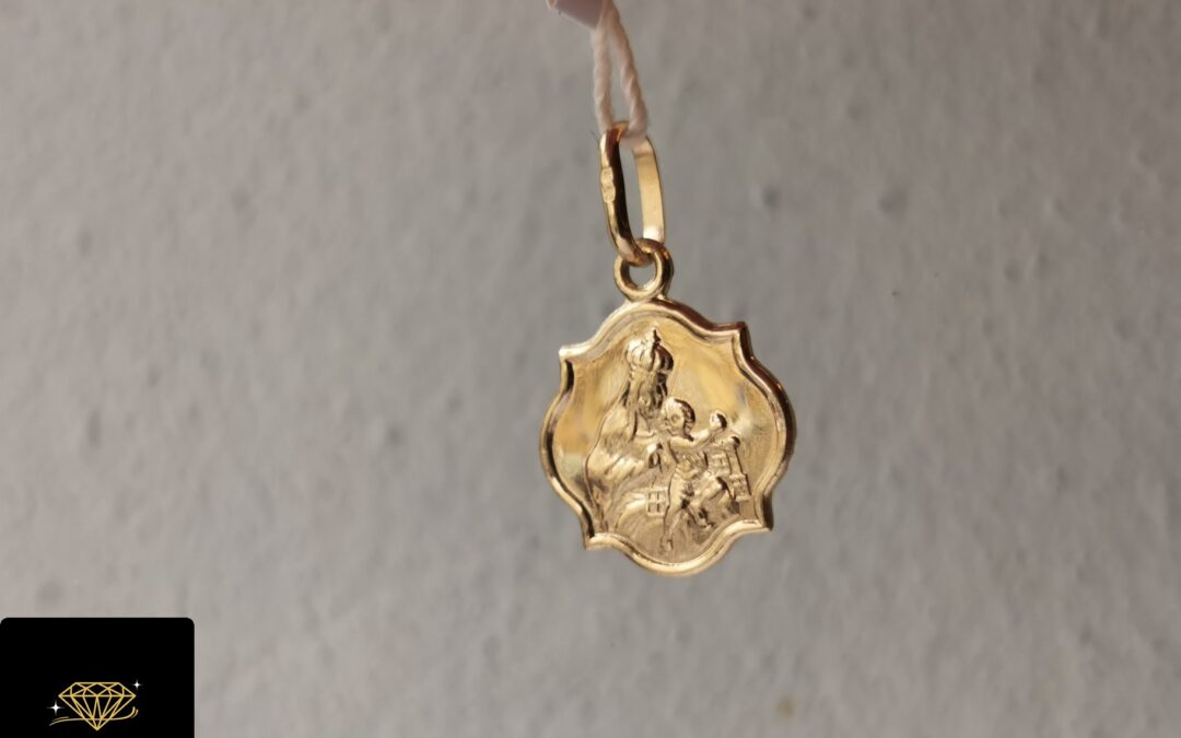 NOWA złota zawieszka / medalik pr. 585 – szkaplerz – cena 365zł