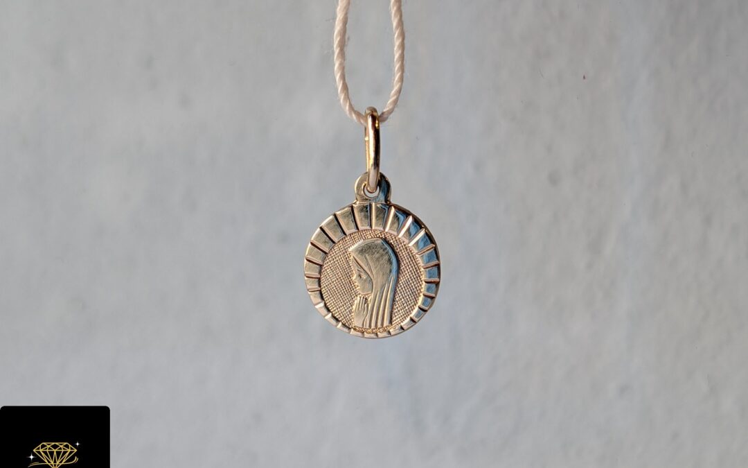 Złota zawieszka / medalik pr. 585 używana – cena 225zł