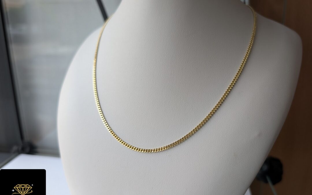 Złoty łańcuszek Pancerka pr. 585 używany – cena 820zł