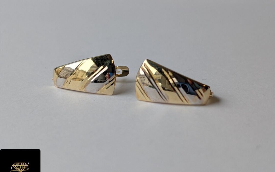 NOWE złote kolczyki pr. 585 – cena 765zł