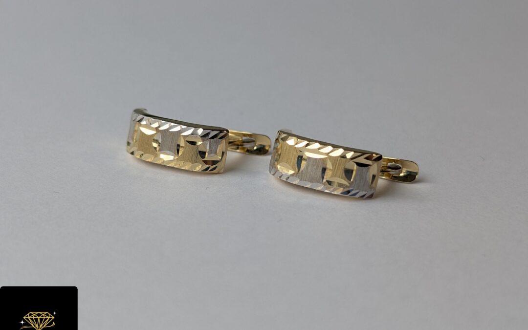 NOWE złote kolczyki pr. 585 – grecka droga – cena 715zł