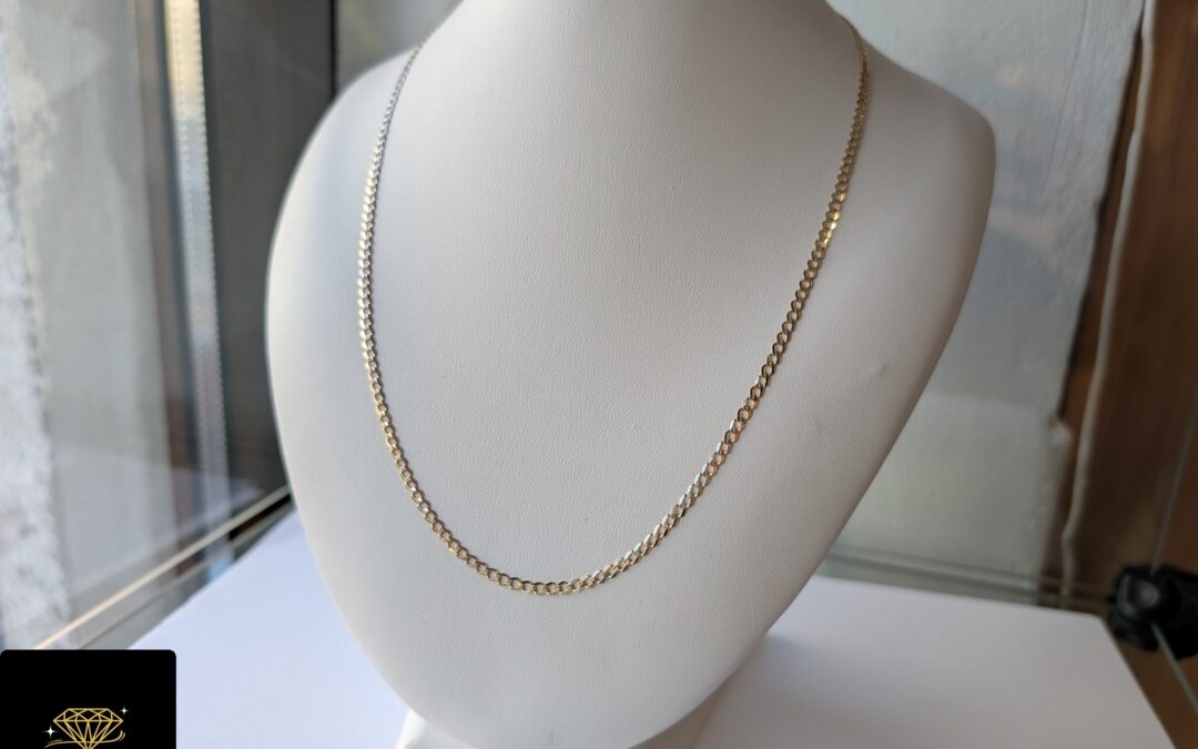 Złoty łańcuszek Pancerka pr. 585 używany – cena 1030zł