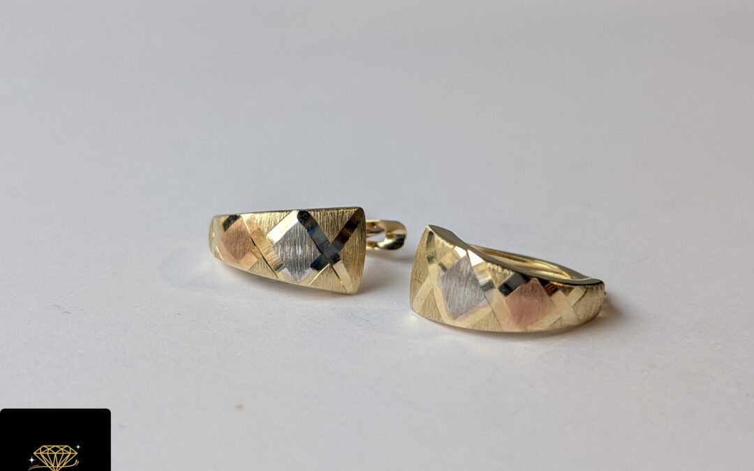 NOWE złote kolczyki pr. 585 – cena 770zł