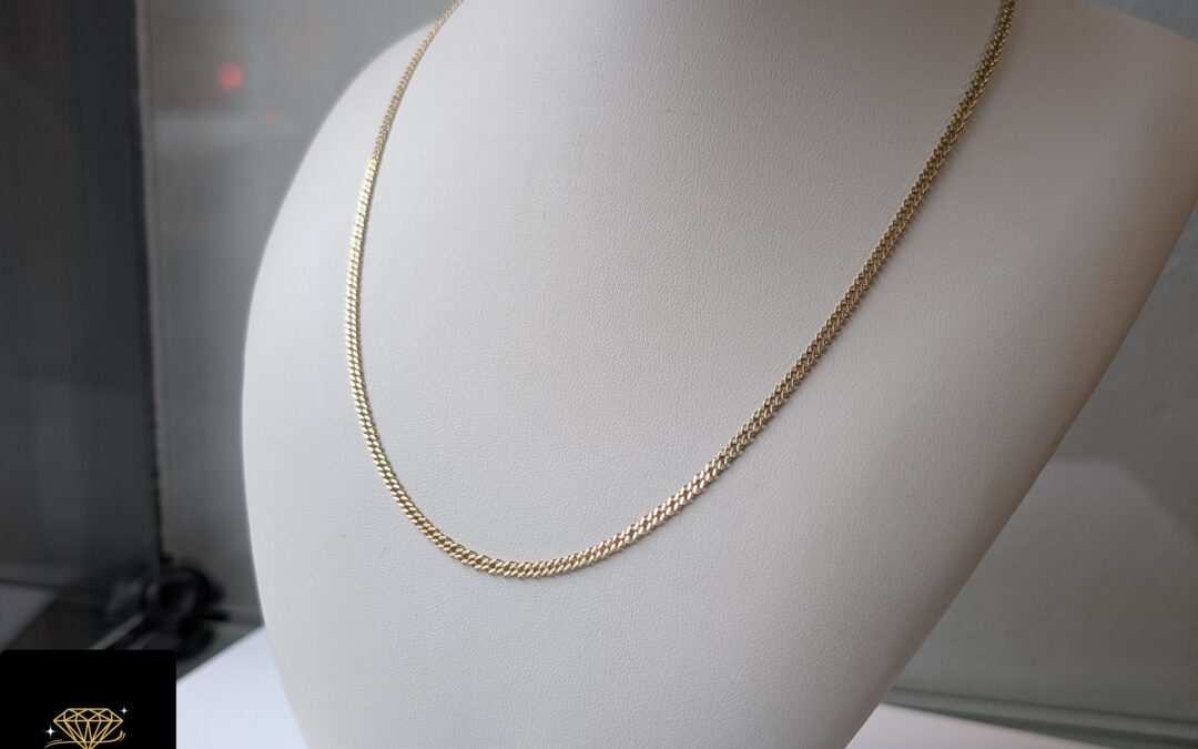 Złoty łańcuszek pr. 585 używany – cena 1430zł