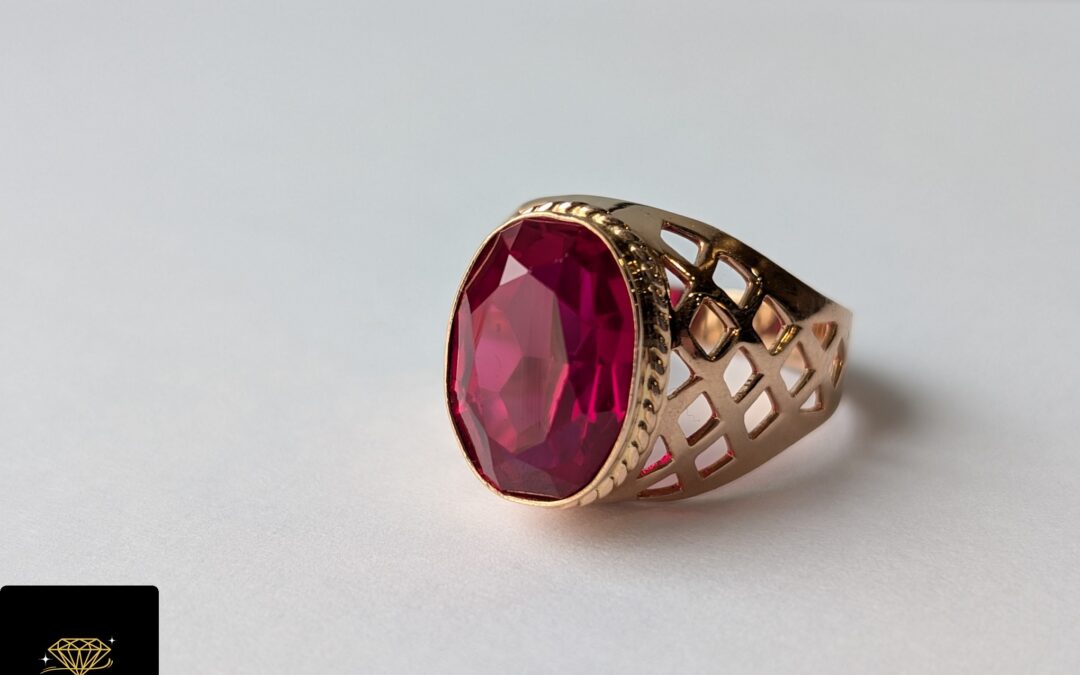 Złoty pierścionek pr. 583 używany – cena 1865zł