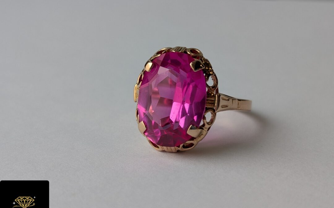 Złoty pierścionek pr. 583 używany – cena 1815zł