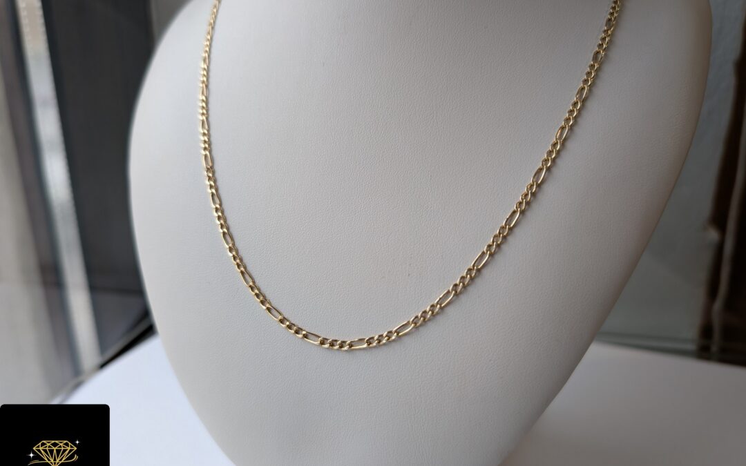 Złoty łańcuszek pr. 585 używany – cena 1310zł